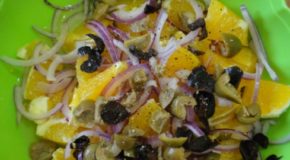 Insalata di arance e cipolle rosse