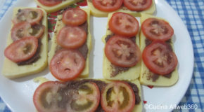 Tartine di polenta