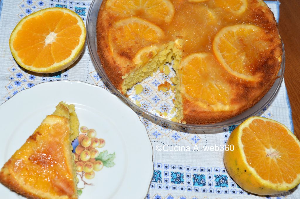 torta rovesciata all'arancia