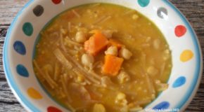 Zuppa zucca e ceci
