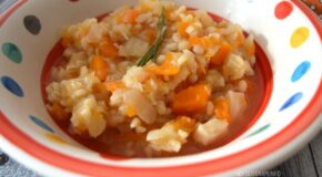 Zuppa di zucca e verza