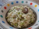 risotto con i funghi champignon