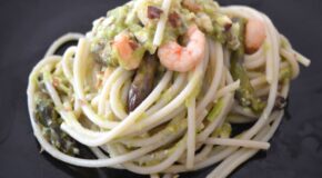 Pasta asparagi e gamberetti
