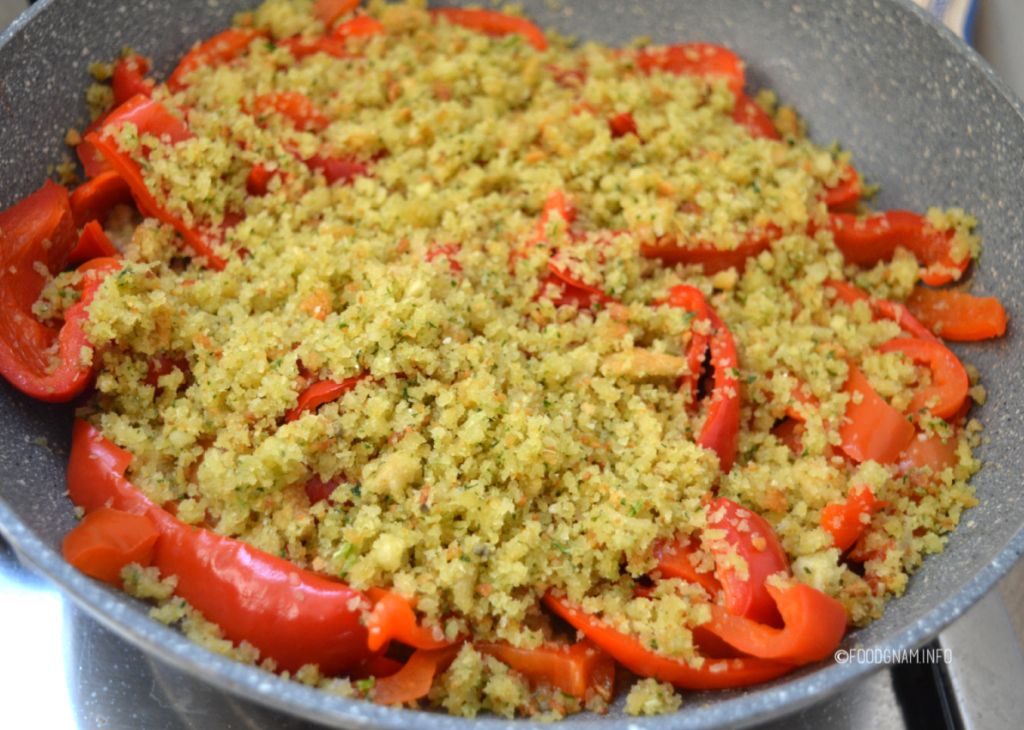 peperoni in agrodolce con mollica