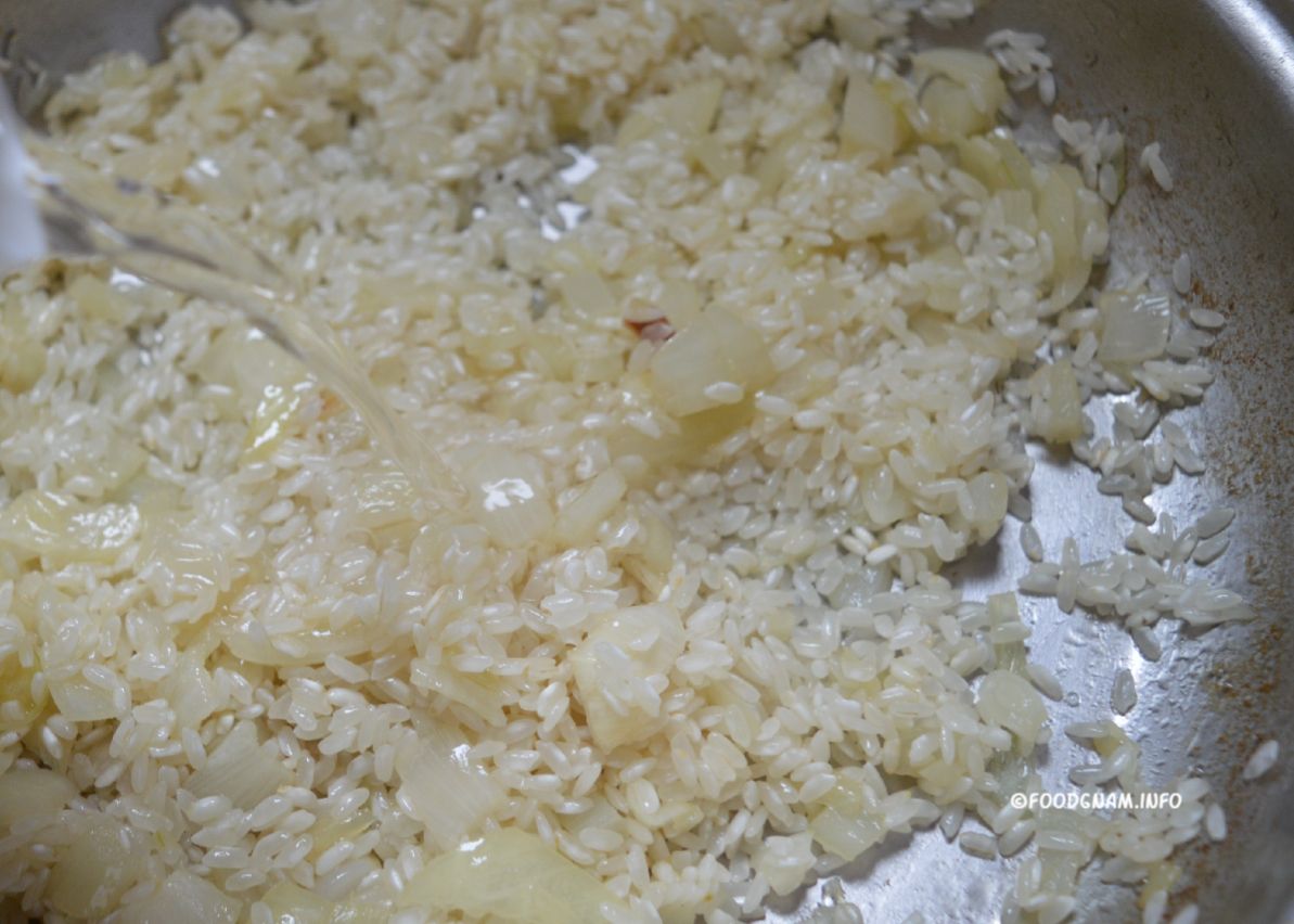 risotto con cipolla
