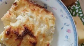Lasagne con cipolle ed emmenthal