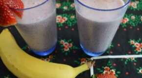 Frullato fragola e banana