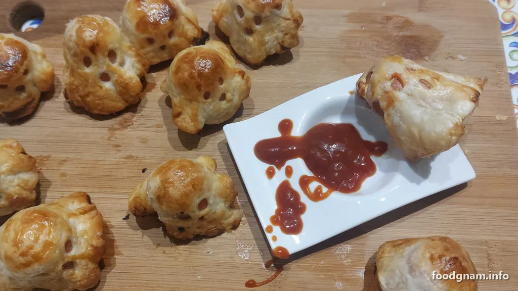 Fantasmini di pasta sfoglia